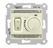 Терморегулятор для теплого пола с датчиком крем SEDNA SDN6000347